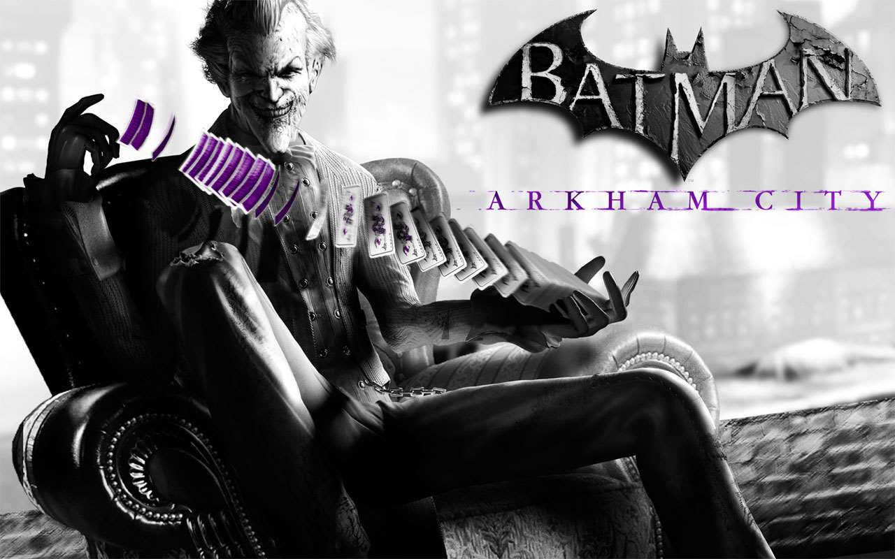 Arkham City Wallpaper The Joker Batman