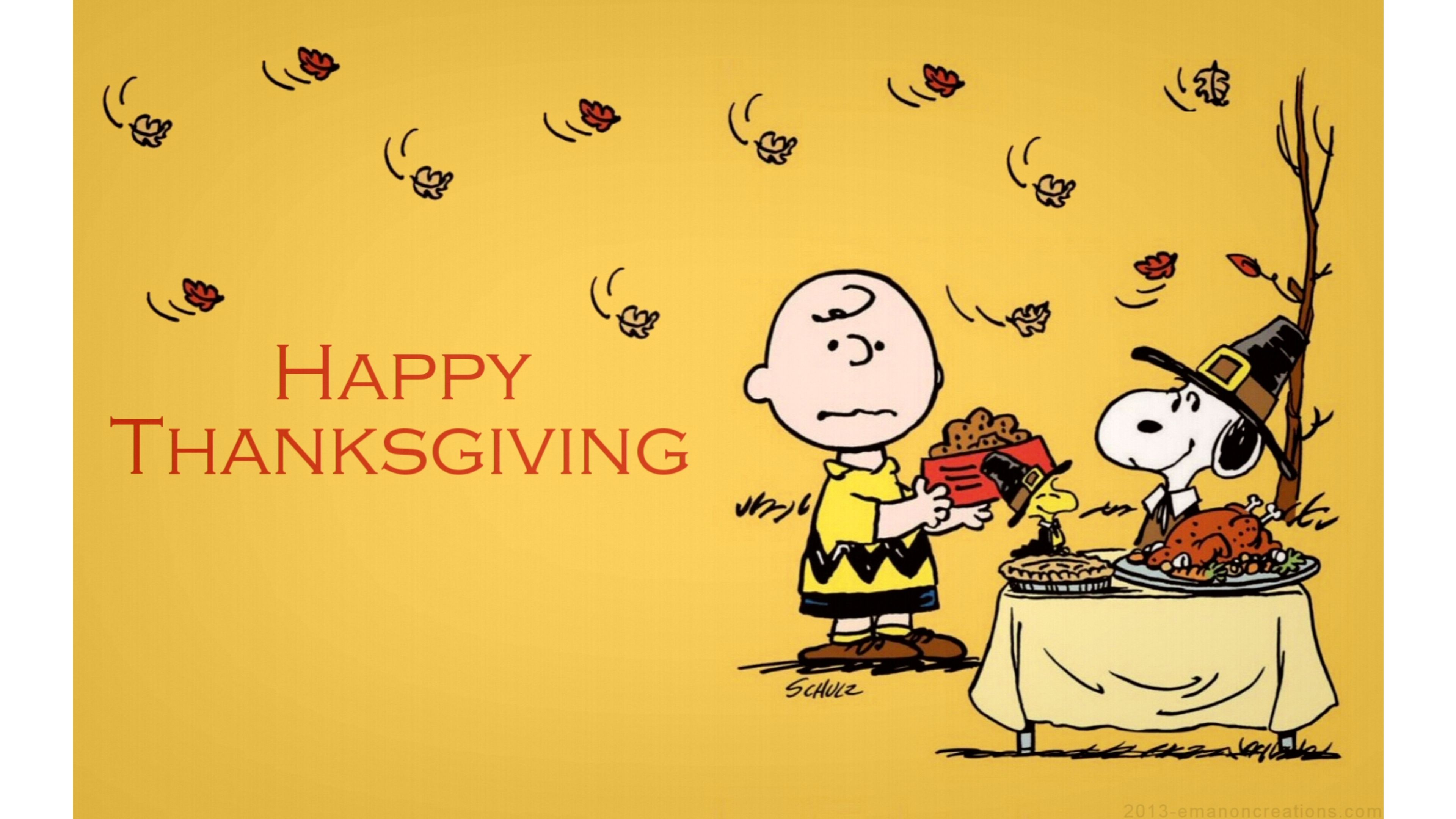 Charlie Brown Thanksgiving Wallpaper Top