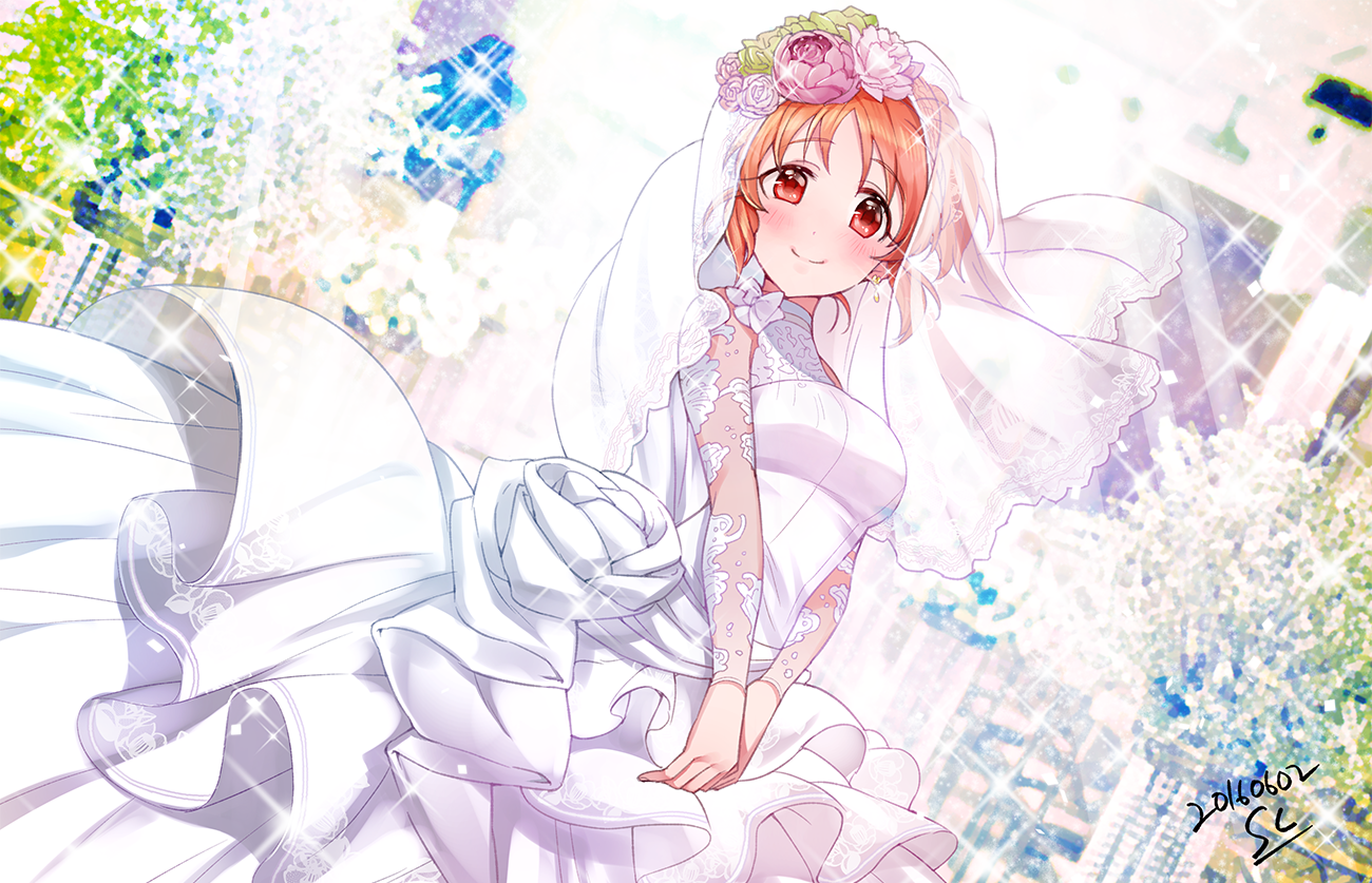Signed Wedding Attire Konachan Anime Wallpaper