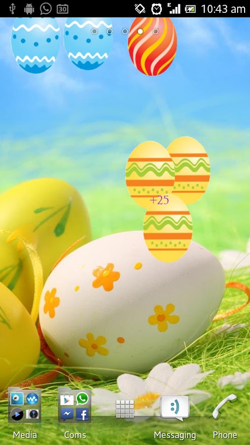 Description Easter Live Wallpaper Colorful Eggs On Your Screen