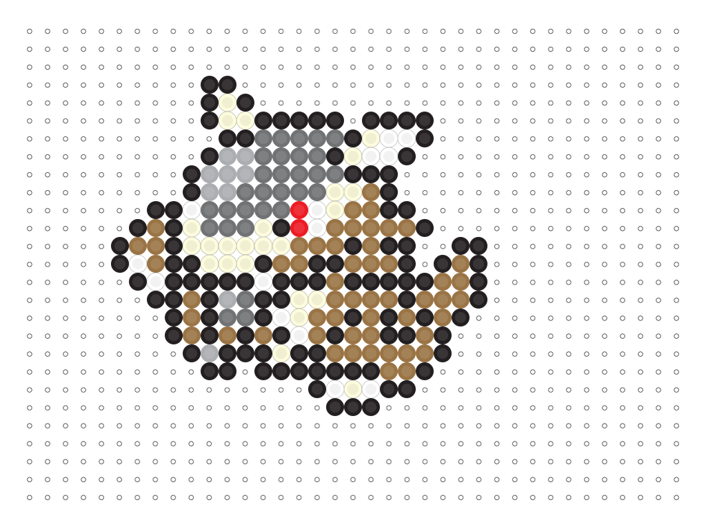 Kangaskhan Perler Pokemon Beads Art