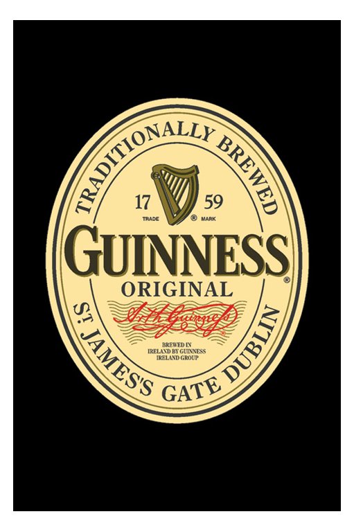 Guinness Beer Logo Label Poster