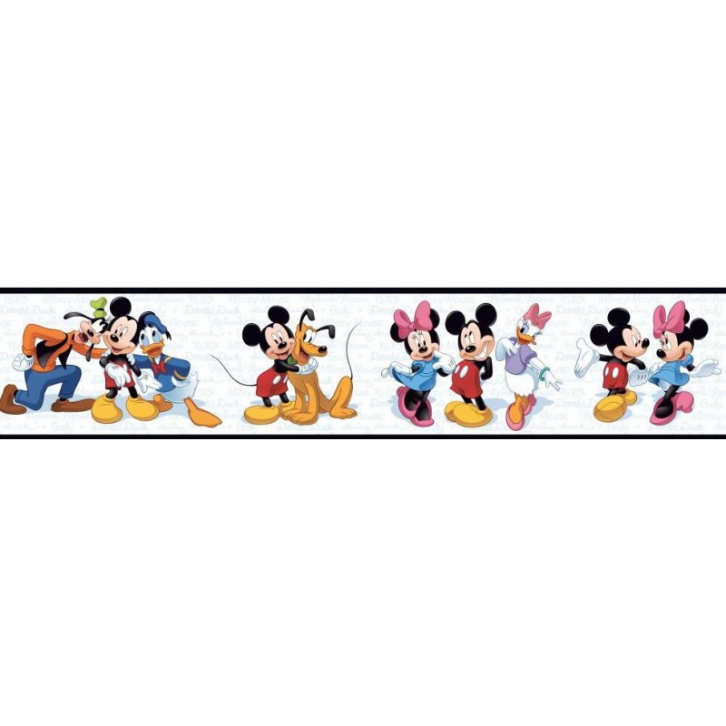 Wallpaper Border Kids Mickey Friends Mouse