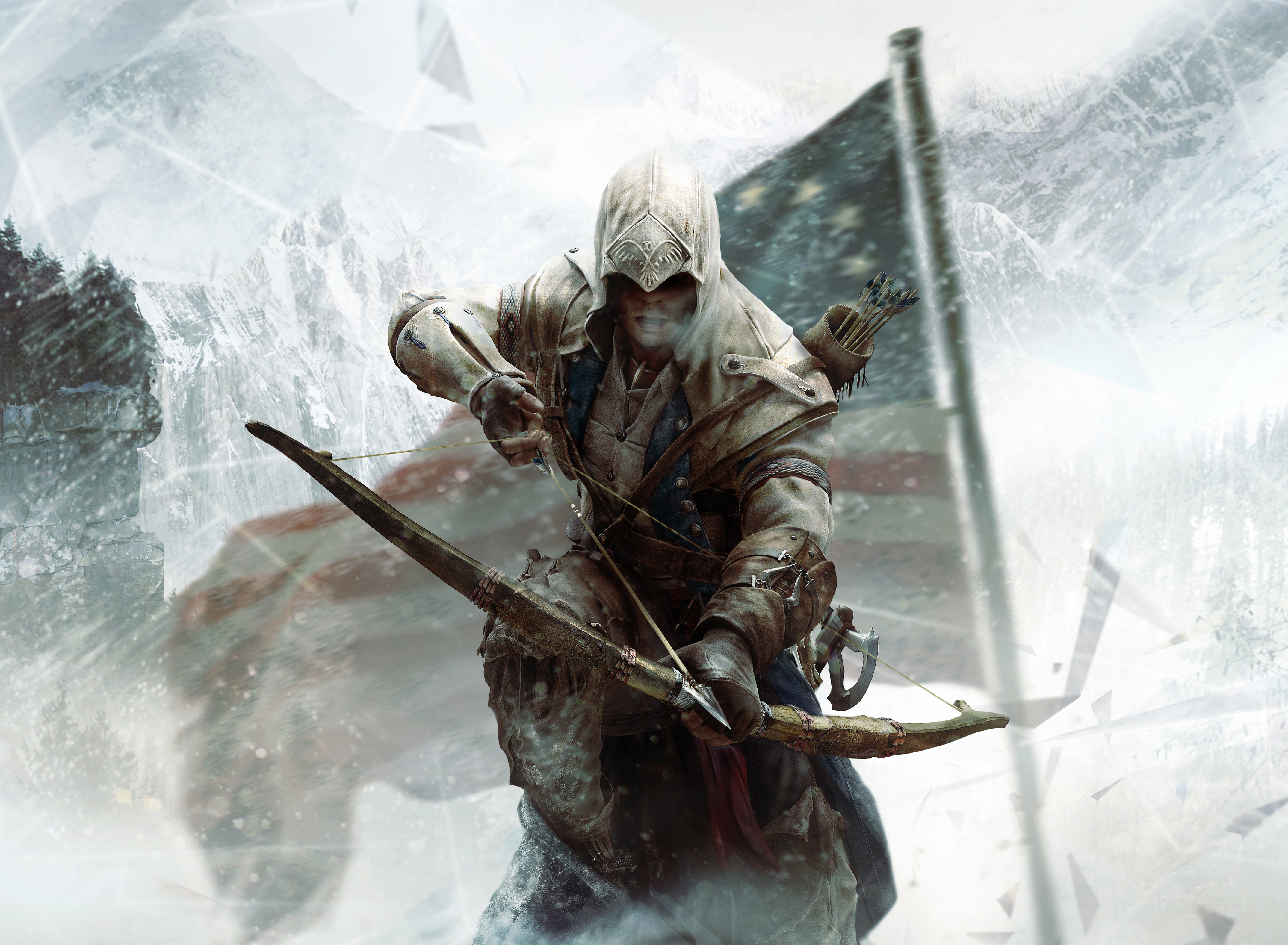 Assassin S Creed Iii 4k Ultra HD Wallpaper Background Image