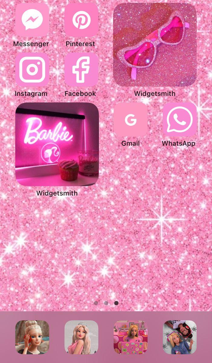 Barbie iPhone Home Screen iPad Accessories