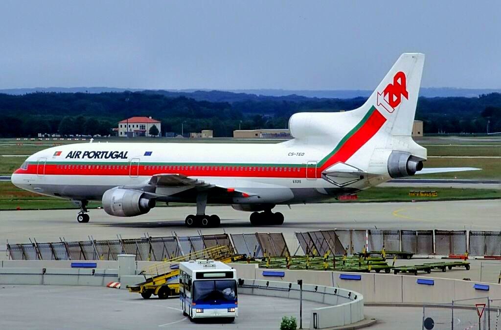 Post Card Tap Lockheed L1011 Tristar In Aircraft