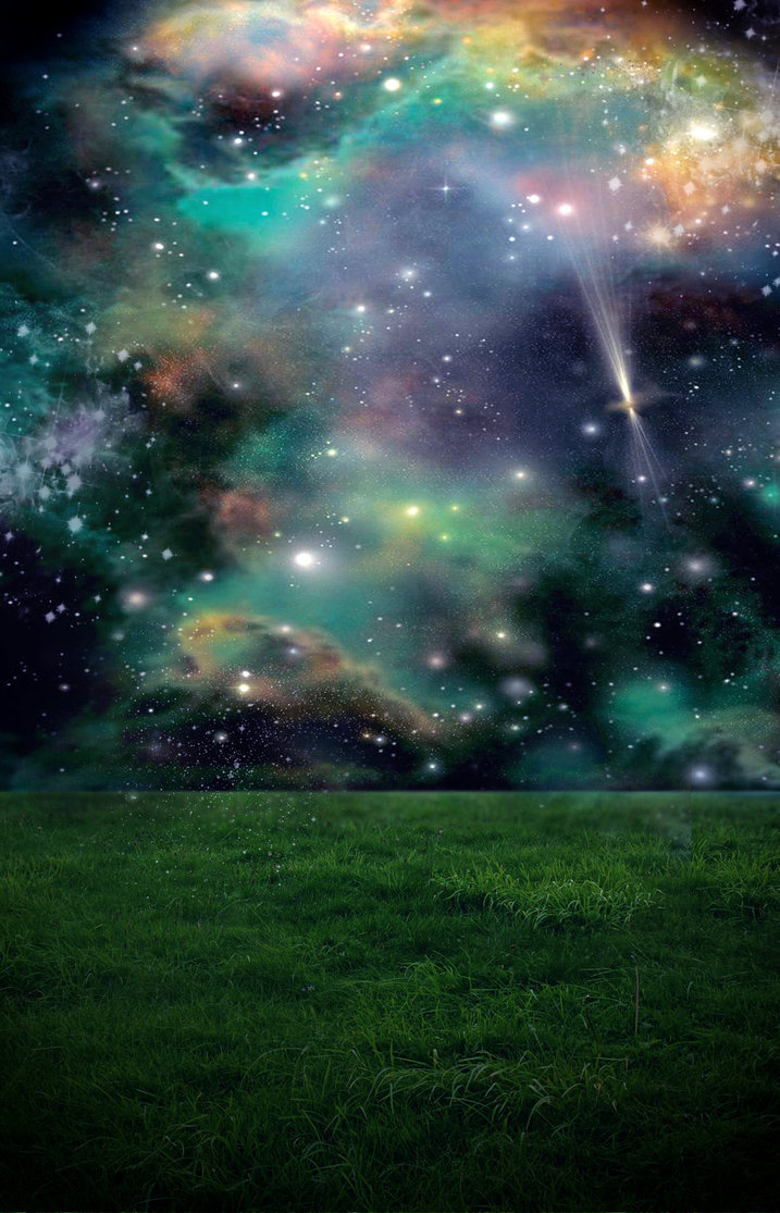 Starry Night Background Stock by RavenMaddArtwork on