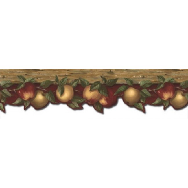 Free download Red Apples on Red Laser Cut Wallpaper Border All 4 Walls