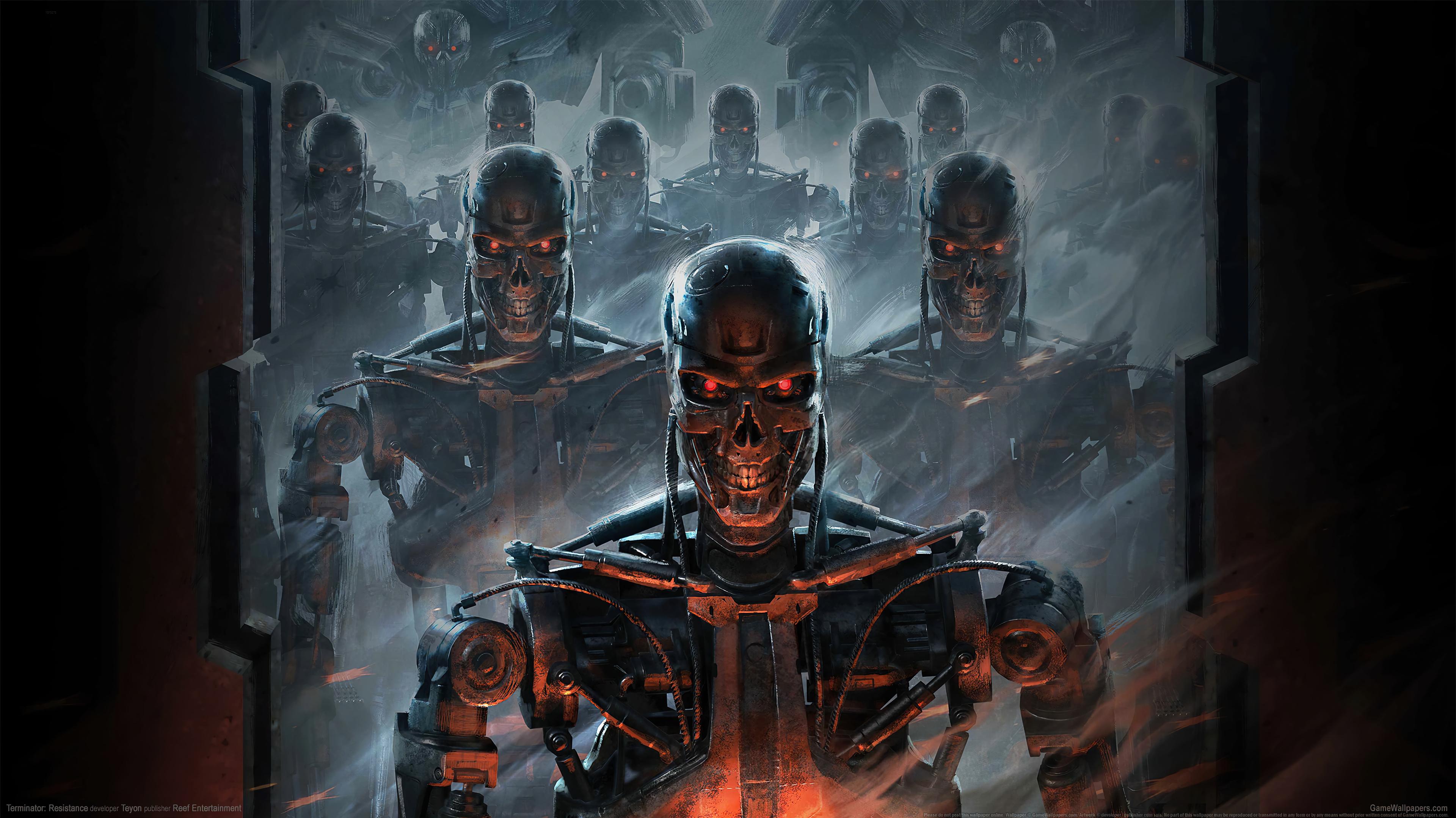 Terminator Sci Fi Game 4K Wallpaper