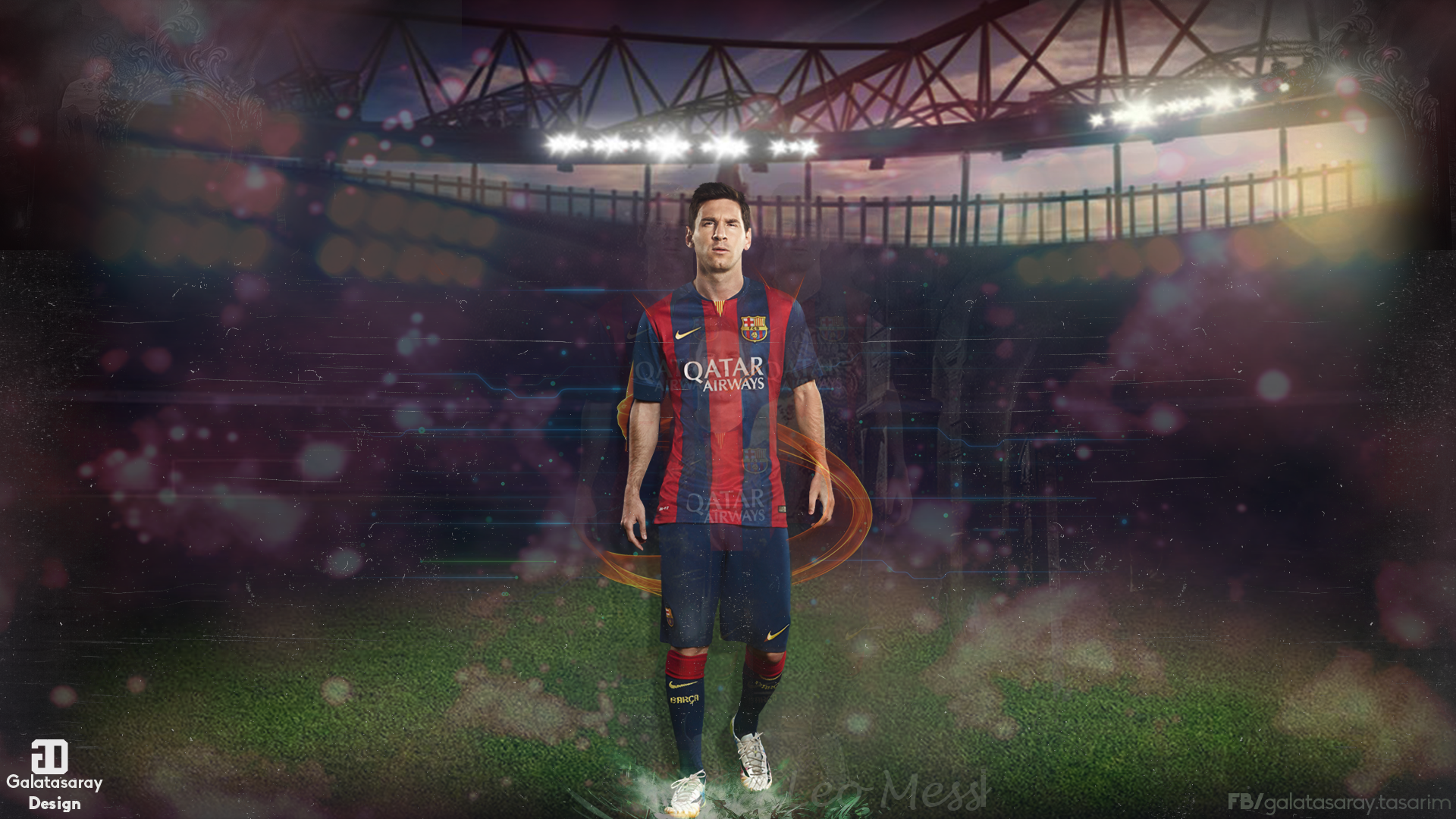 Lionel Messi 2014 2015 Wallpaper by galatasaraydesign on