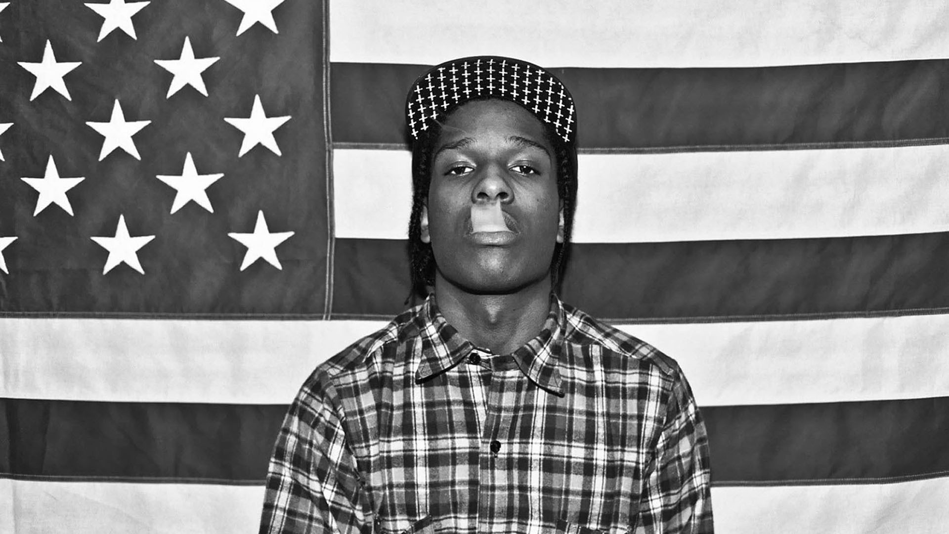 Asap Rocky Flag HD Background For Your Phone iPhone
