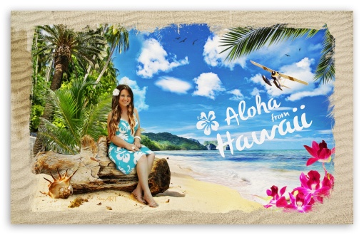 Aloha From Hawaii HD Desktop Wallpaper Widescreen High Definition