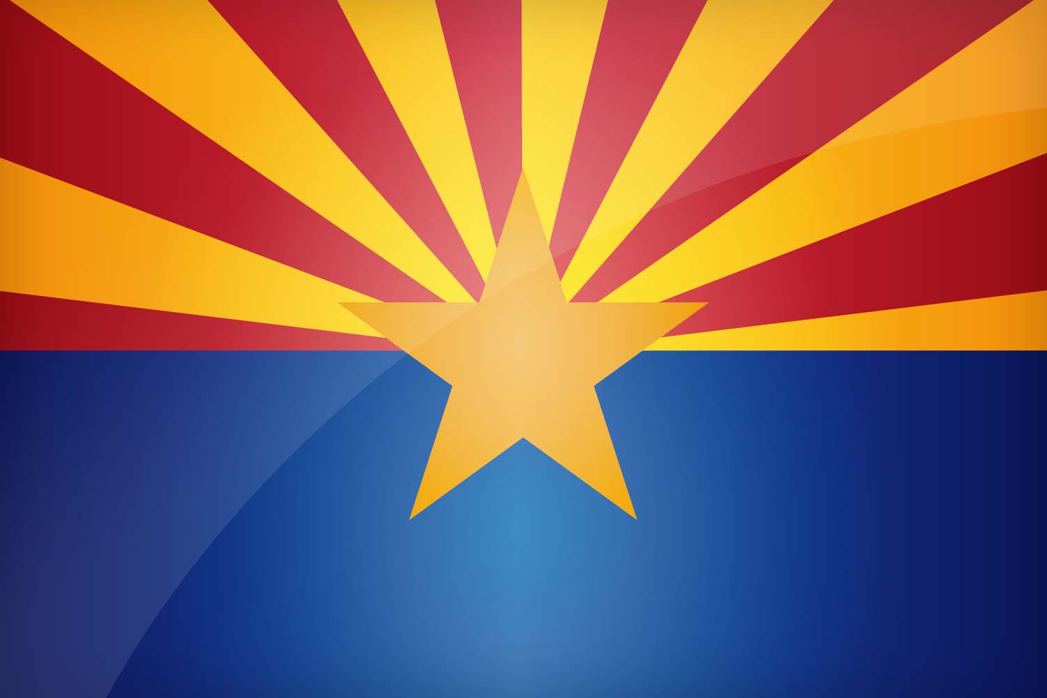 Arizona State Az Flag