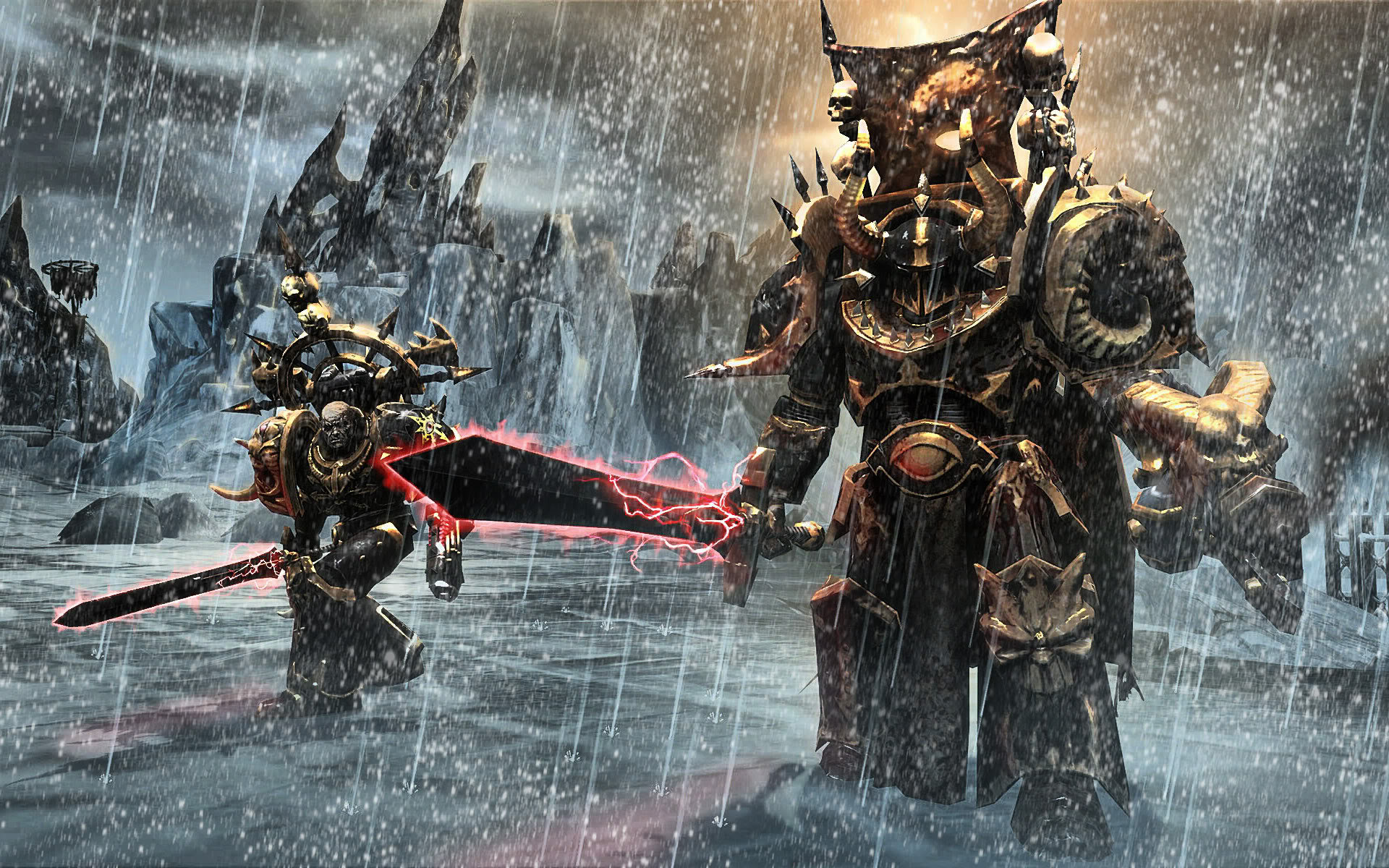Warhammer 40k Chaos Wallpaper HD Background