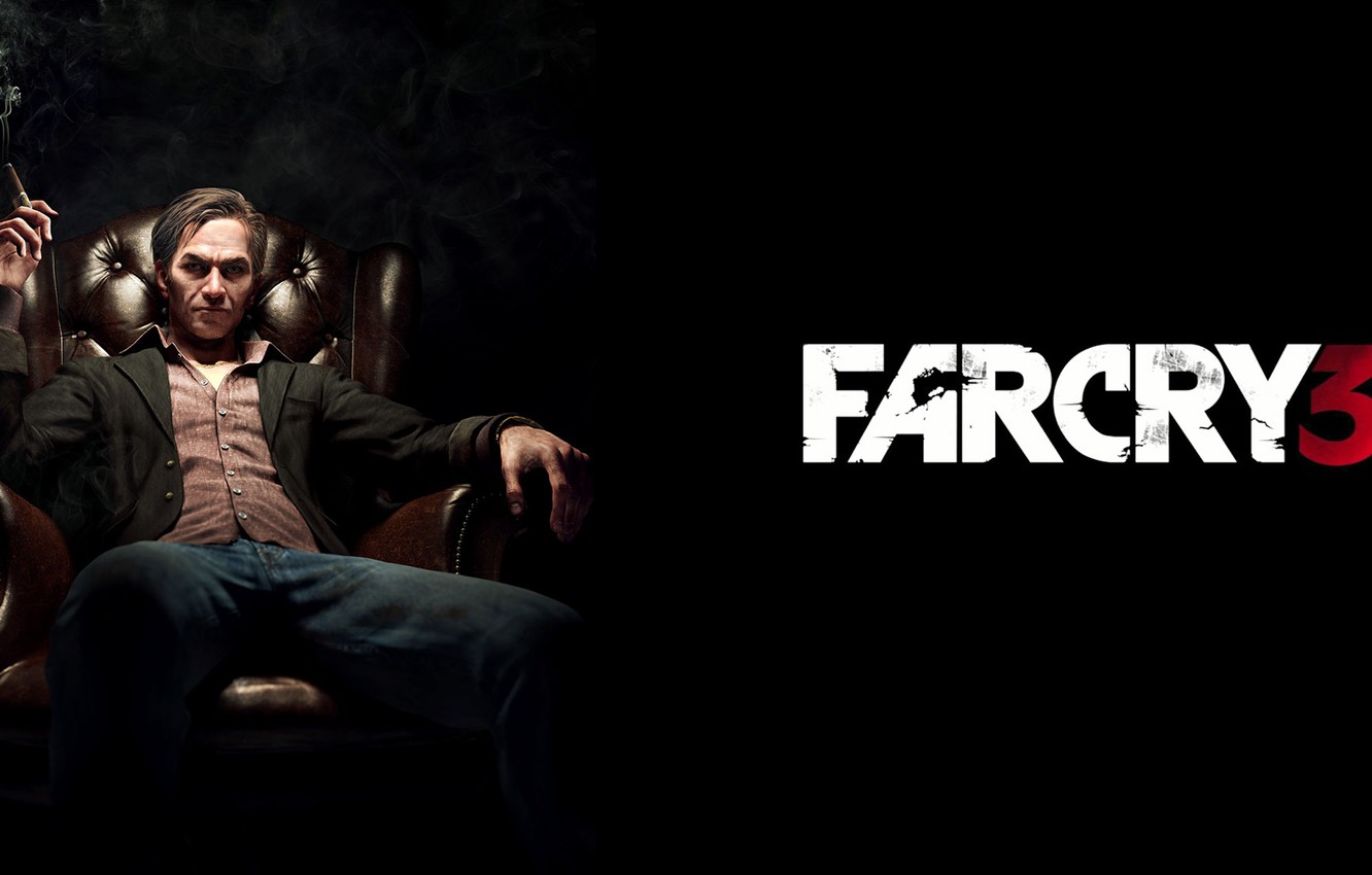 Wallpaper Smoke Chair Cigarette Villain Game Boss Far Cry