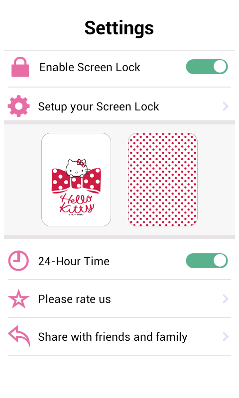 Hello Kitty Screen Lock And Get More Screens At Google