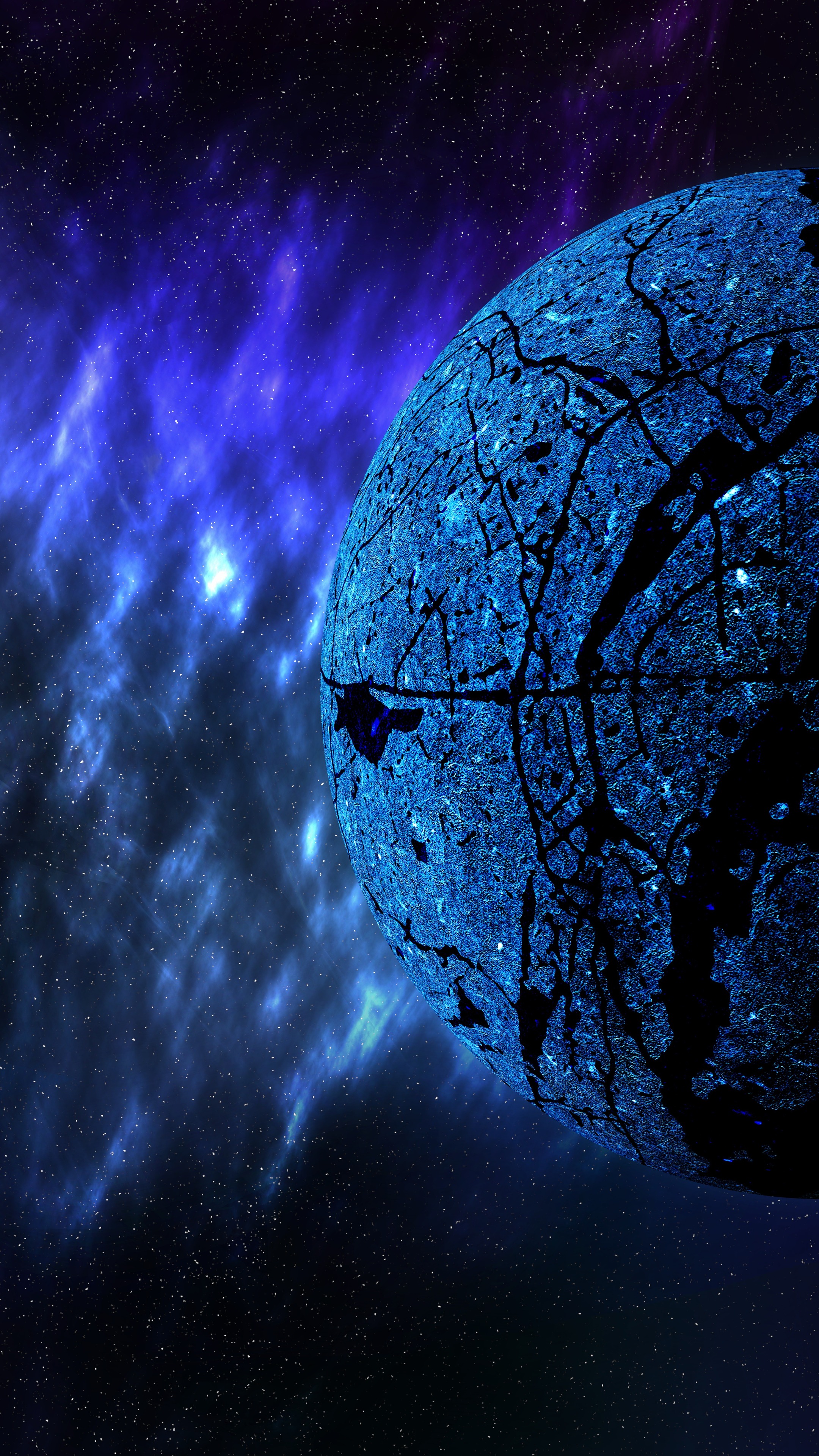 Wallpaper Pla Space Universe Galaxy Blue