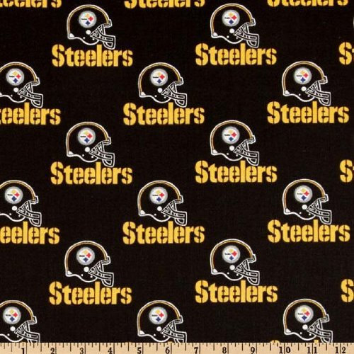 Nfl Football Team Cotton Fabric Pittsburgh Steelers By Weiselect