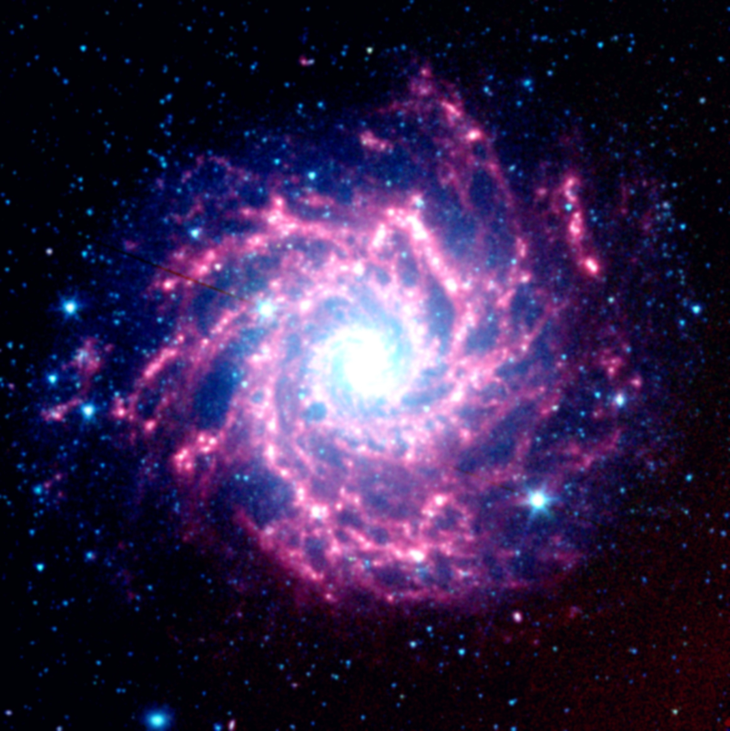 File Nasa S Spitzer Space Telescope Of M74 Jpg Wikimedia