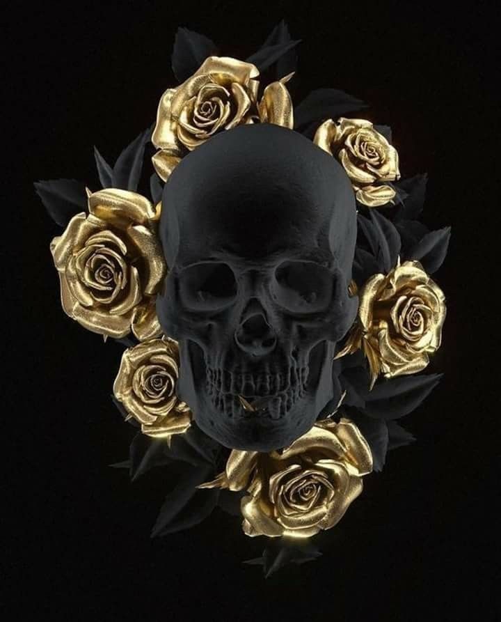 Rose Skull Wallpaper  Download to your mobile from PHONEKY