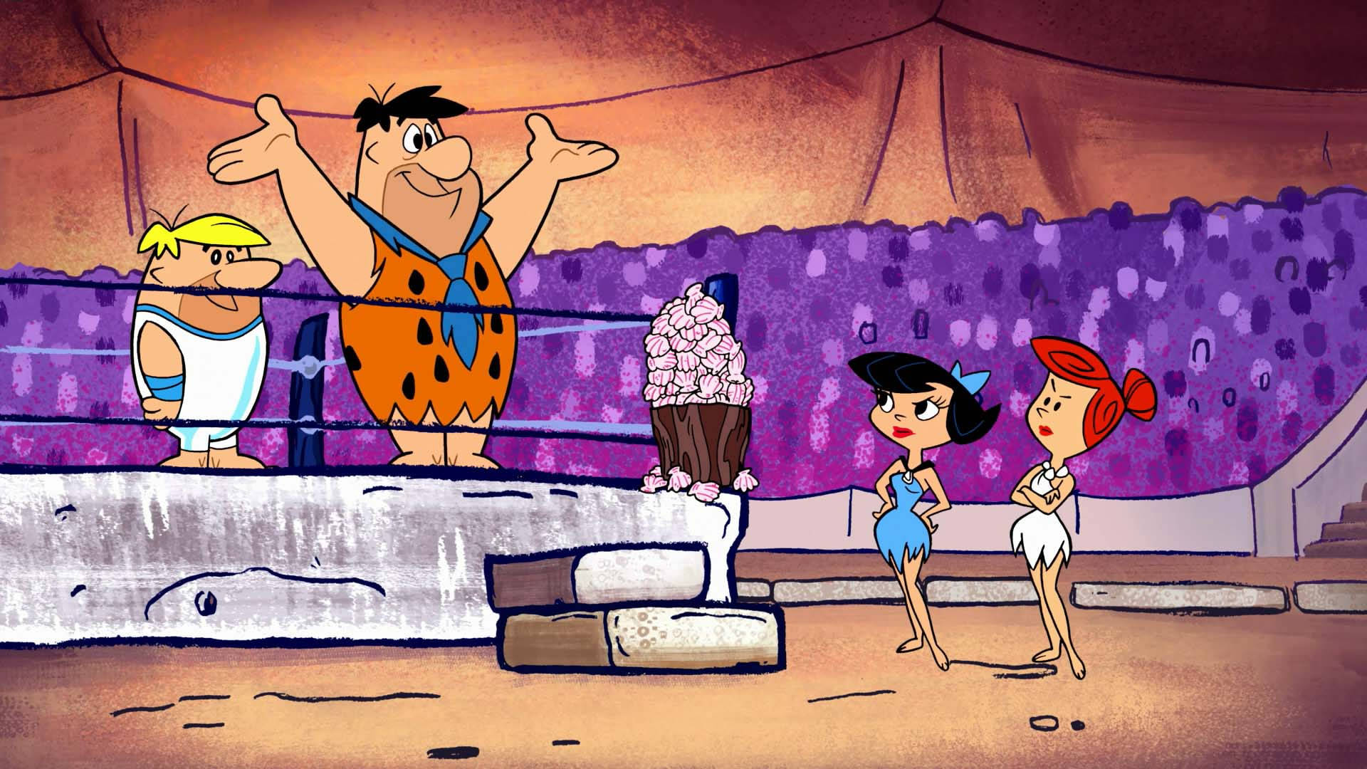 Fred Flintstone Stone Age Smackdown Scene 26t8oix1j770hzjm Wallpaper