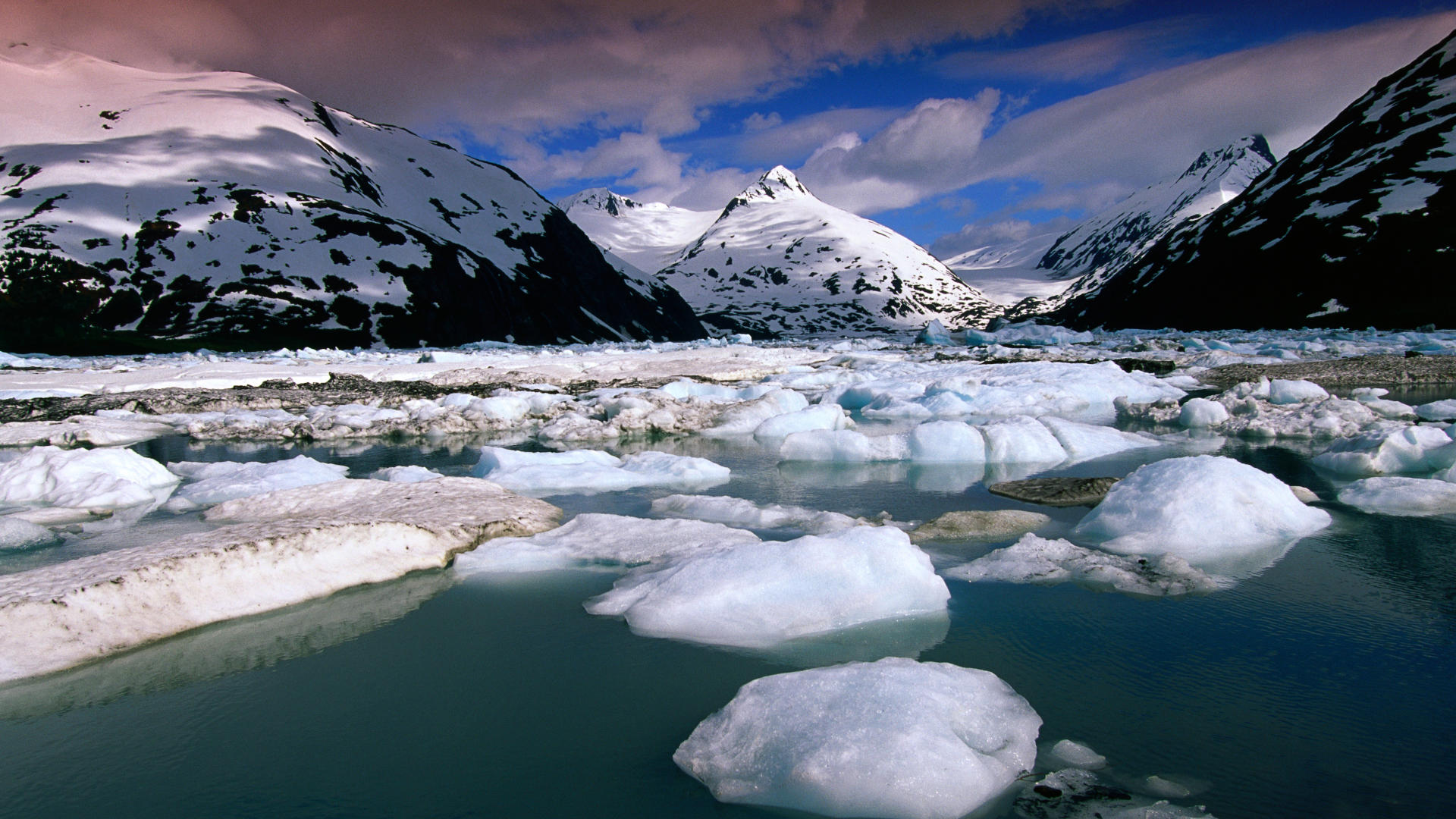 Background Alaska Anchorage Glacier Portage Cool Recreation