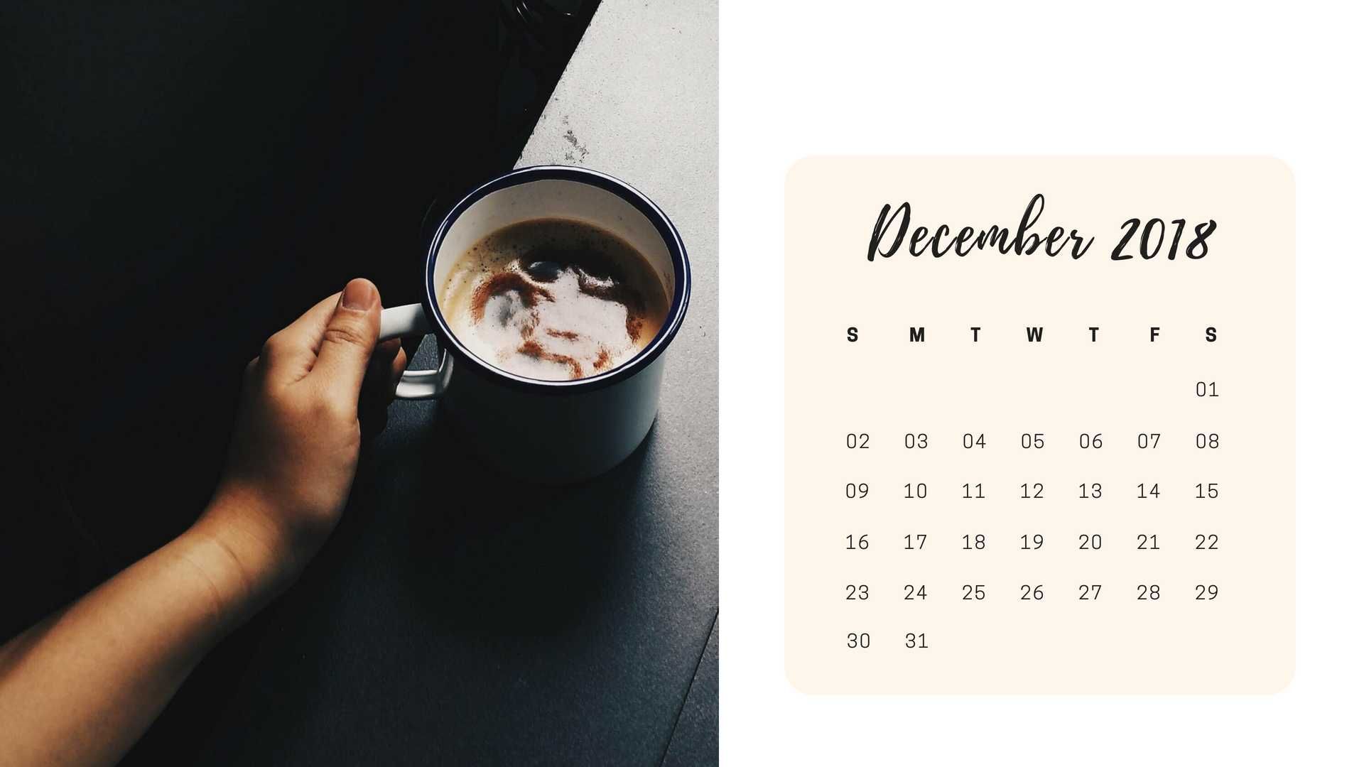 December Calendar Wallpaper For Desktop Background HD Image