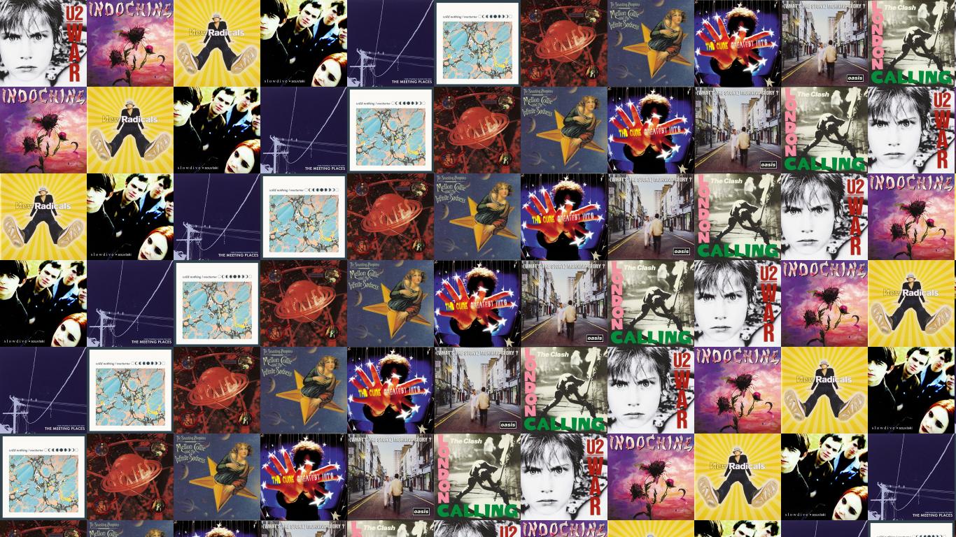 Slowdive Tiled Desktop Wallpaper