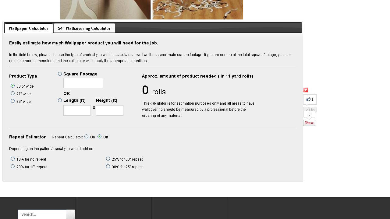 Free download Help estimating how much but Wall Paper Calculator stop