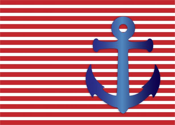 Anchor On Striped Background Stock Photo Public Domain Pictures