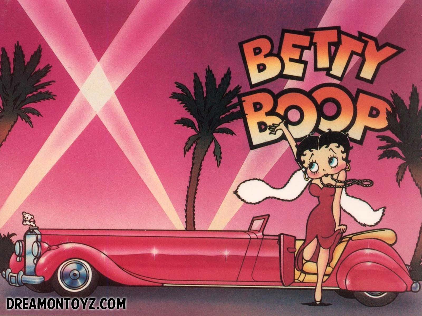 lights camera action betty boop poster