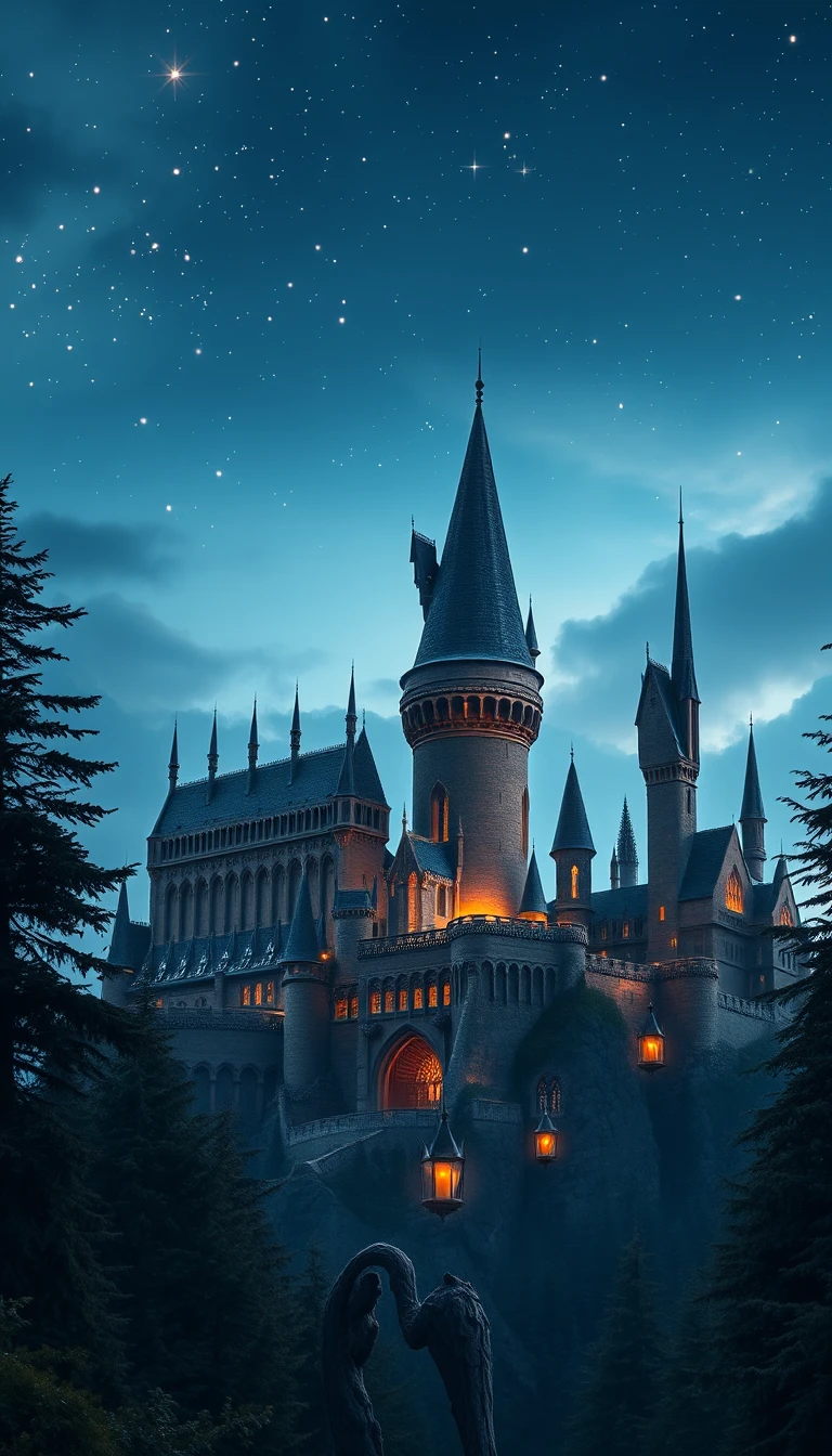 Hogwarts Castle Phone Wallpaper