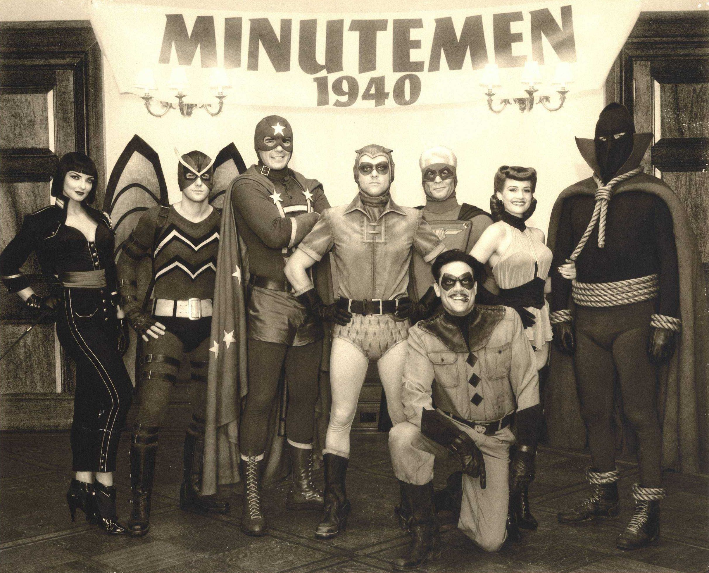 Minutemen Watchmen Wallpaper My Pop Culture Silk