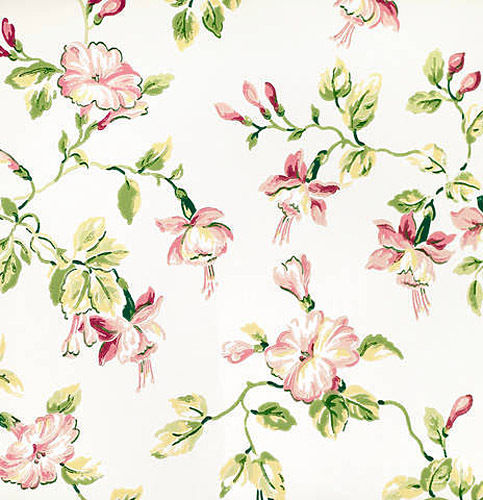 Waverly Fuchsia Feminine Floral Wallpaper Double Roll Bolts