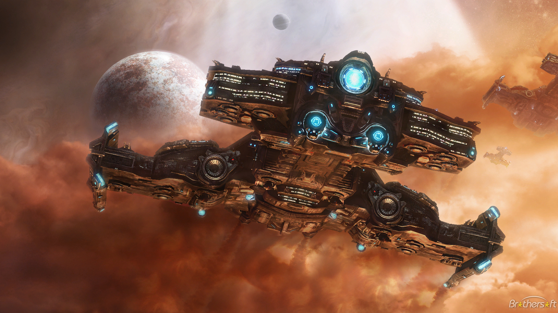 Starcraft Ii Warship Wallpaper