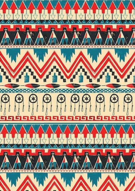 Wallpaper Aztec And Tribal Prints