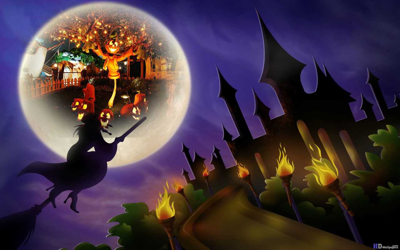 Halloween Witches Wallpapers HD Wallpaper 1280x800