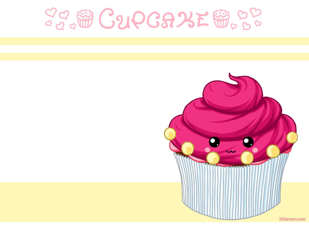 Pink Cupcakes Background Jpg