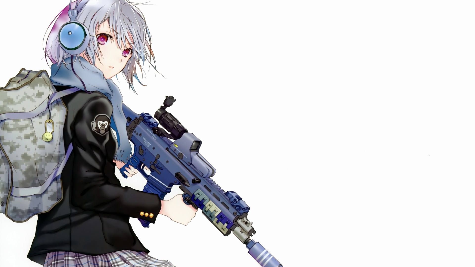 Sniper Anime Girl Wallpaper