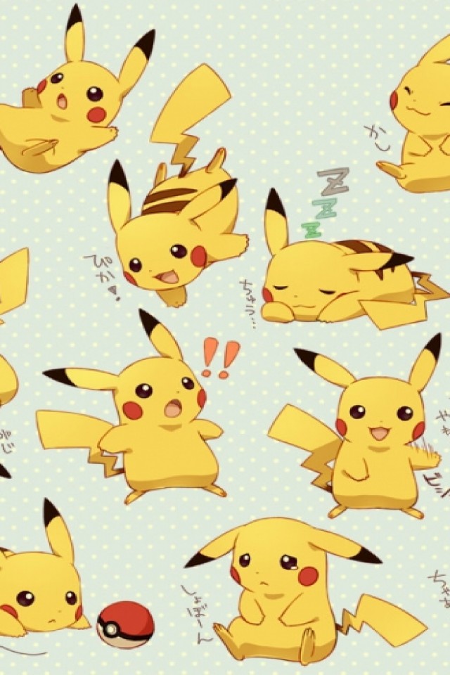 Pikachu D iPhone Wallpaper