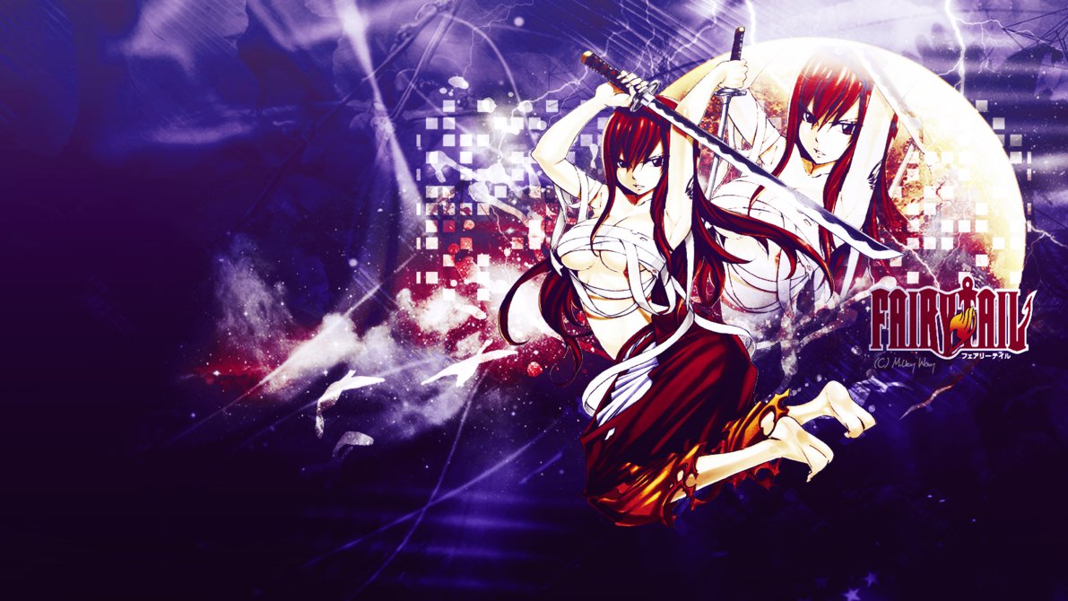 Fairy Tail Erza Wallpaper by Lunaris Pulvis on