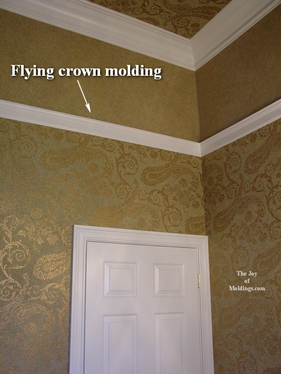 This Flying Crown Is Made From Two Simple Inexpensive Moldings