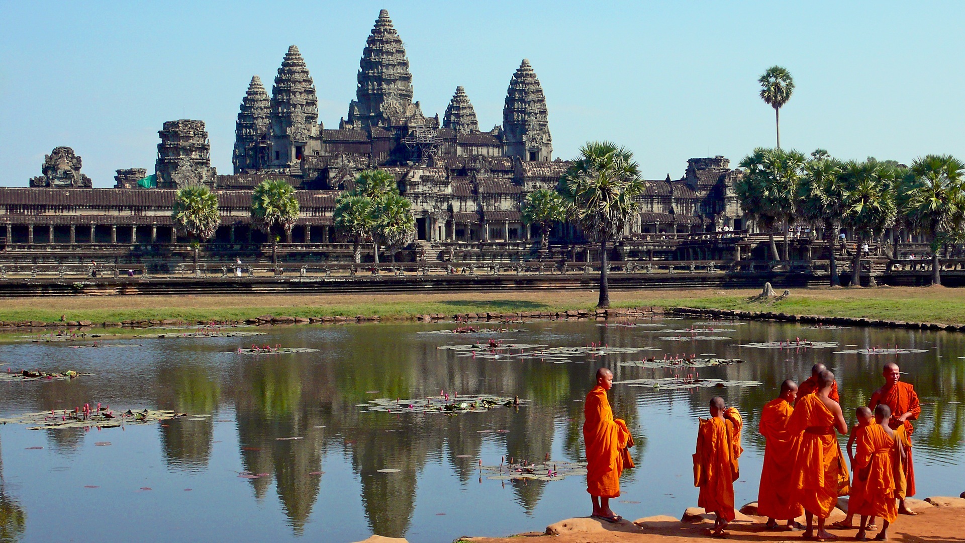 Angkor Wat At Cambodia Desktop Themes