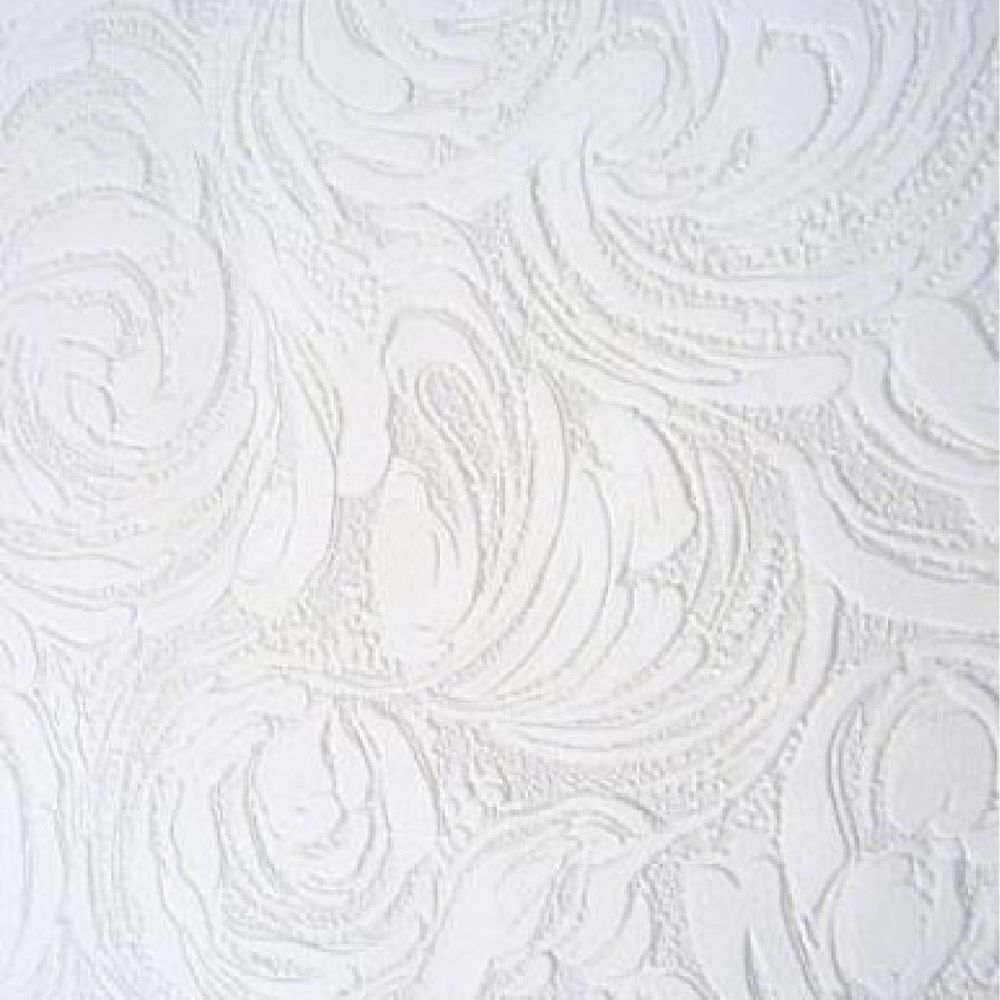Anaglypta White Blown Vinyl Embossed Textured Paintable Pattern