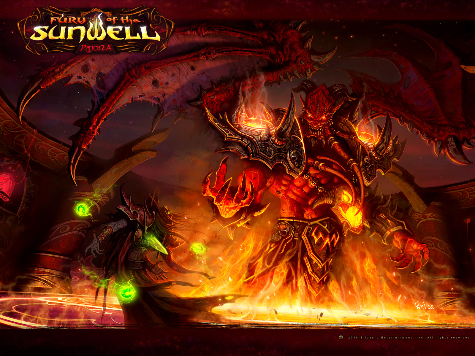 World Of Warcraft Wallpaper Fury The Sunwell