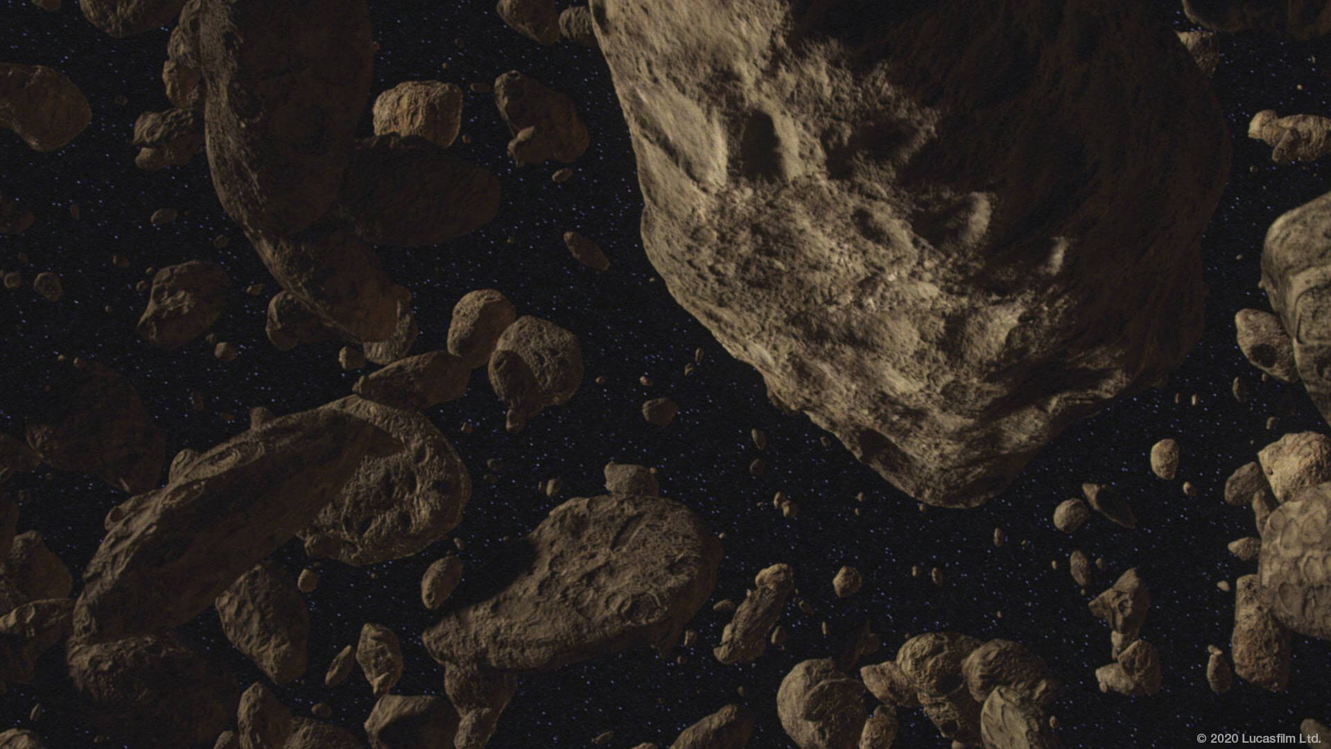 Background Asteroid Field By Star Wars Wallpaper
