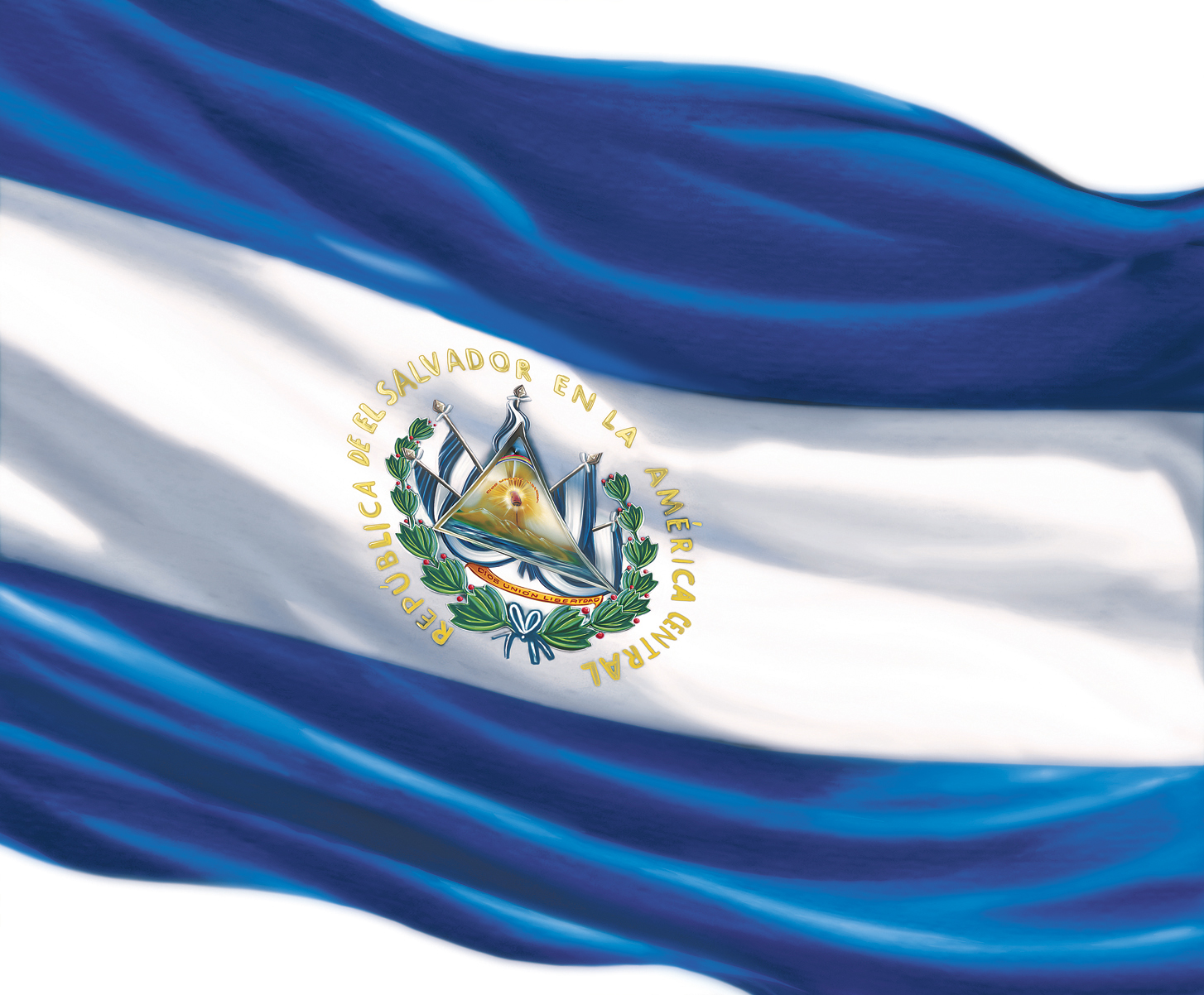 El Salvador Flag Large Image