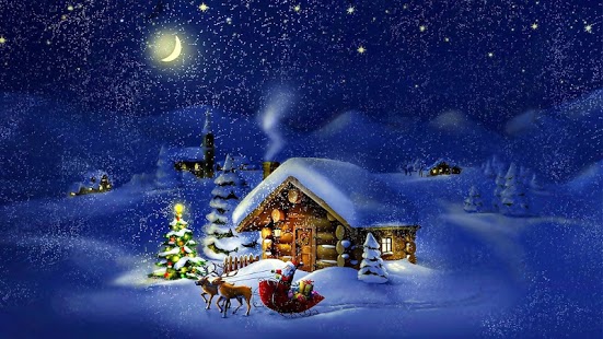 Christmas Night Live Wallpaper   Android Apps on Google Play