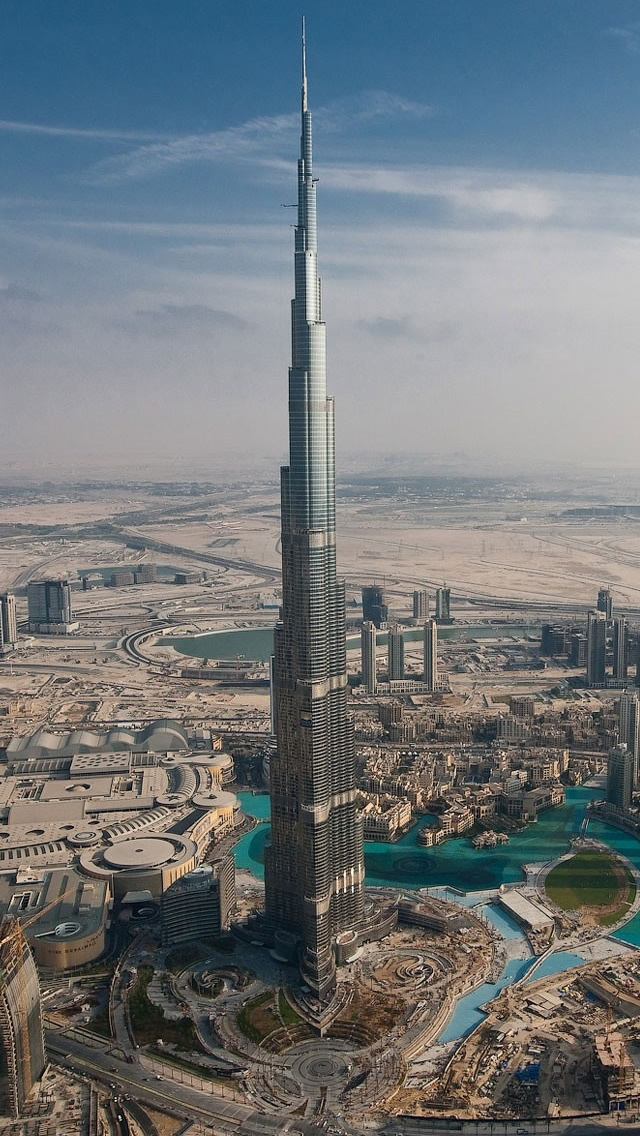 Dubai Tall Tower iPhone 5s Wallpaper