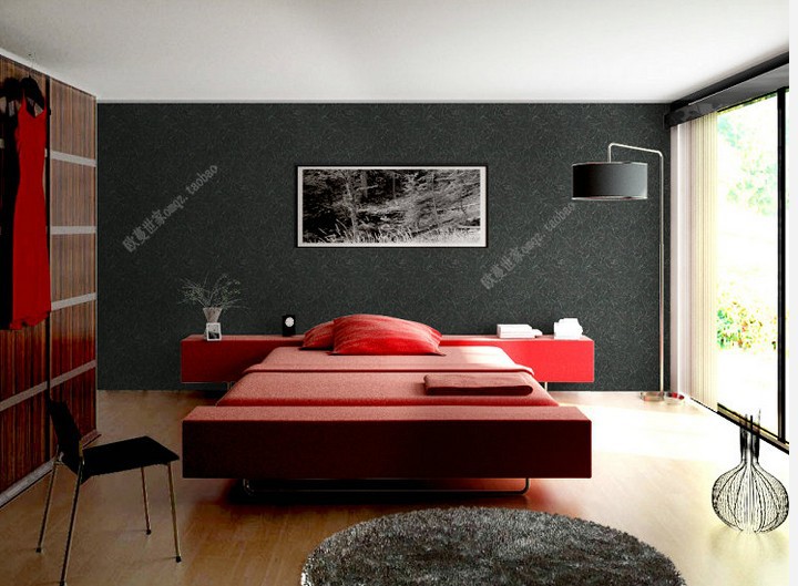 Aliexpresscom Buy Modern PVC Black Stripe Wallpaper Roll HOT SELL 720x529